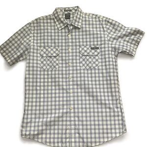 Enyce Mens Checkered Short Sleeve Button Up Casual Shirt‎ Size Extra Large
